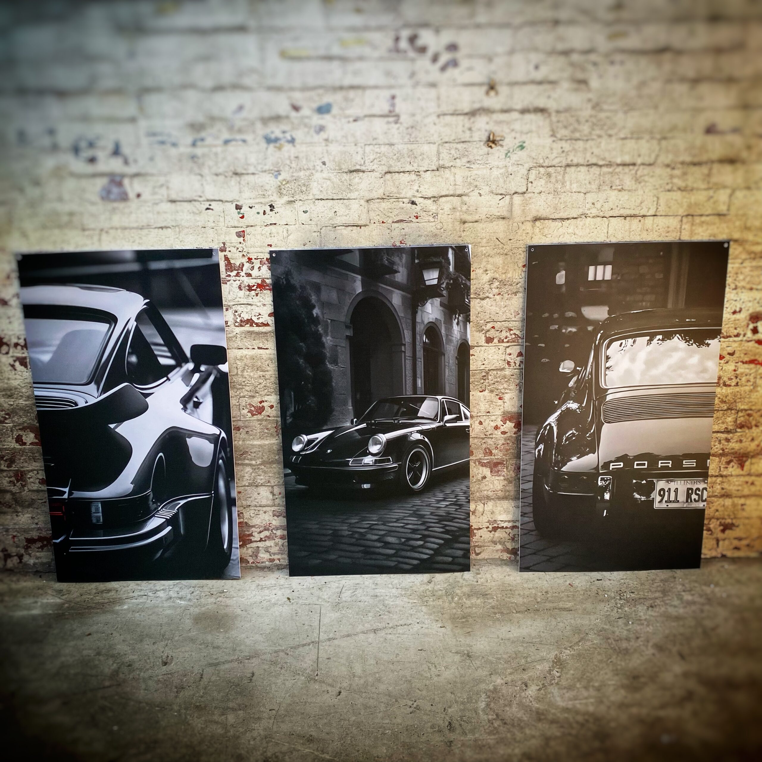 Porsche 911 rear engine sports car black white wall art Porsche 911 rear engine sports car black white wall art