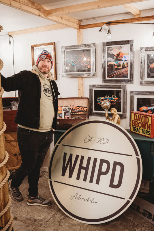 dan at whipd car memorabilia