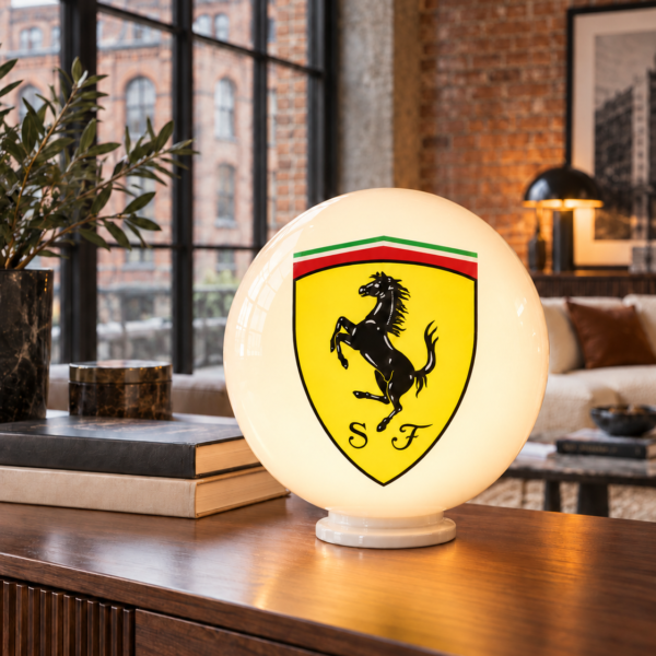 ferrari gas pump globe